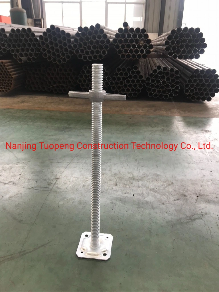 Scaffolding Base Jack Adjustable Screw Jack for Frame and Ringlock Scaffolding