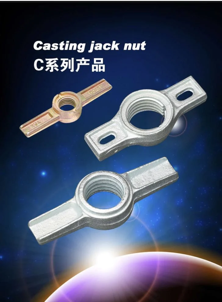 Scaffolding/Scaffold Xinyu Factoty Base Jack Post Anchor Shape Screw Nut Formwork System Scaffold Jack Nut for Sale