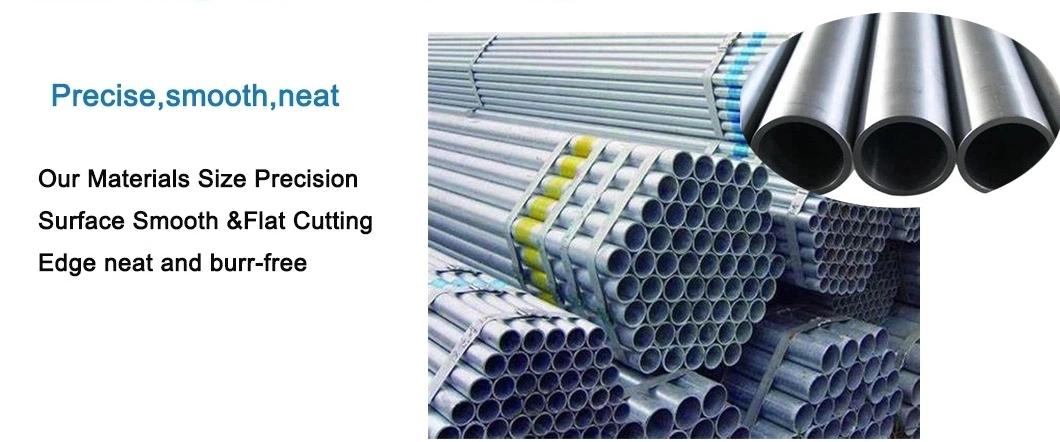 Q195 Q195b ASTM JIS G3466 Carbon Steel ERW Welded Galvanized Steel Pipe for Scaffolding and Construction