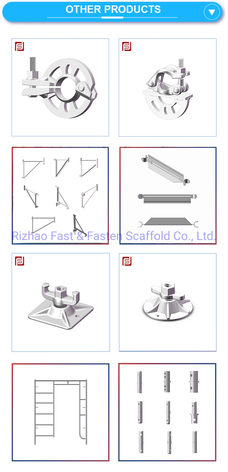 Adjustable Scaffolding Support Screw Hollow Base Jack