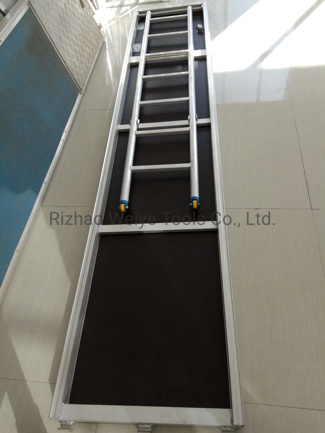Scaffold Deck Aluminum Plywood Trapdoor Plank with Ladder