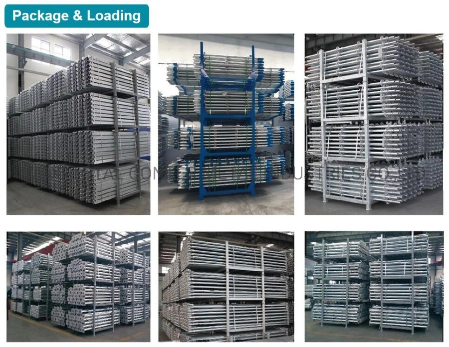 Galvanized Layher Metal Scaffold Scaffolding Steel Plank