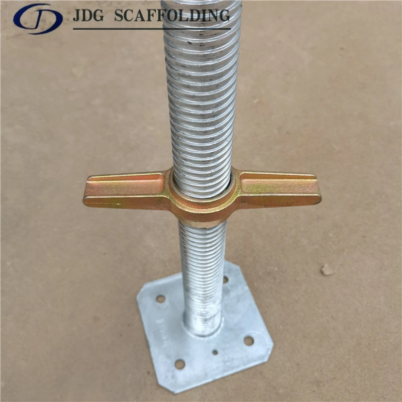 Construction Parts Galvanized Scaffolding Adjustable Screw Base Jack and U Head