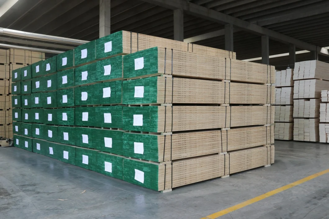 Timber Wood Pine Structural LVL Beam Board Plywood Scaffolding Plank